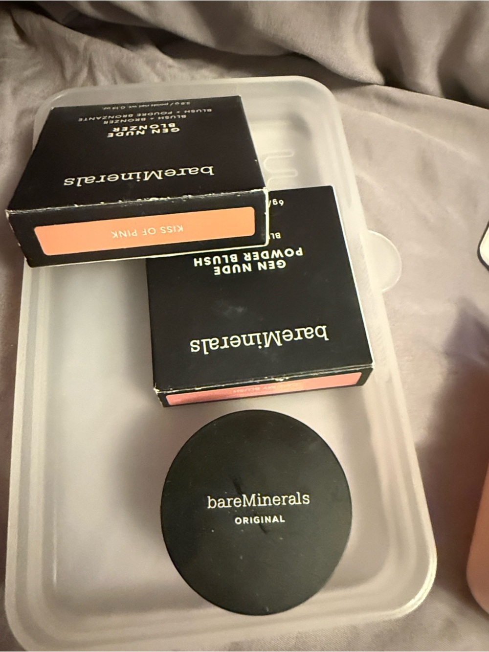 bareMinerals Gen Nude Powder Blush — Call My Blush Peach-Pink